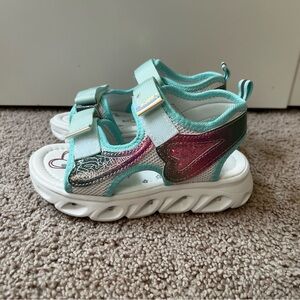 New Light up Toddler girl sandals size 11